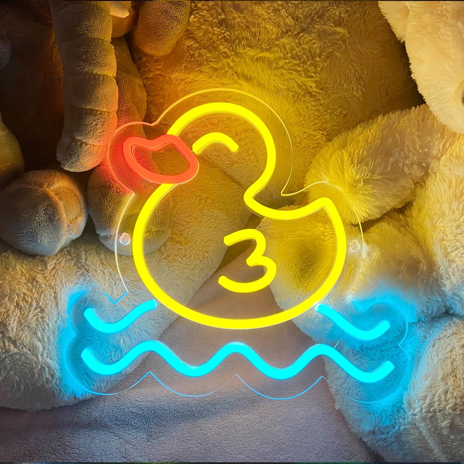 Enten-Neonschild LED-Wandkunst – Baby Nursery Wall Lights Bewertung und Preis