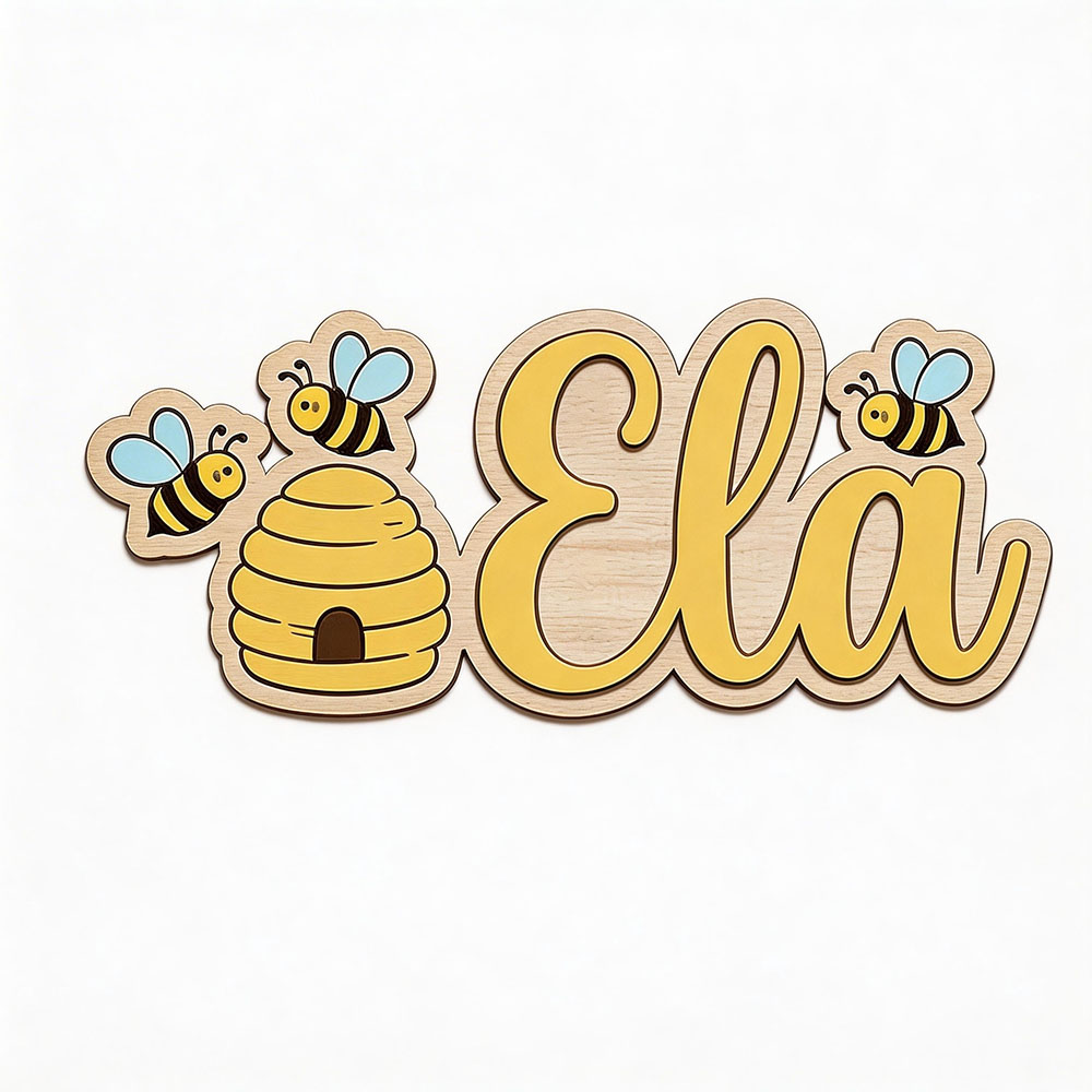 Personalisiertes Niedliches Bi – Baby Nursery Decor Girl Bewertung und Preis