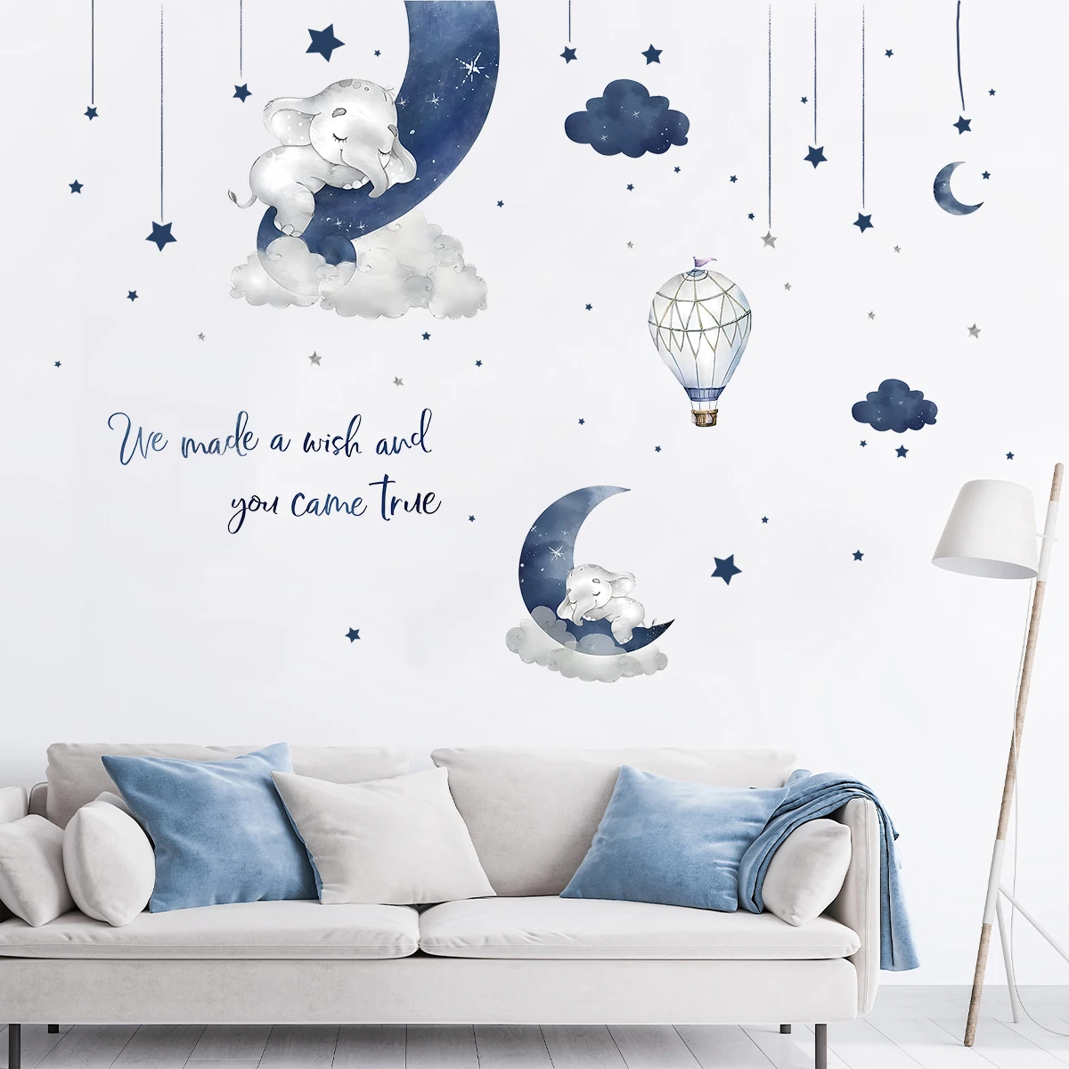 1 Stück Cartoon Tier Elefant W – Baby Girl Nursery Quotes Bewertung und Preis