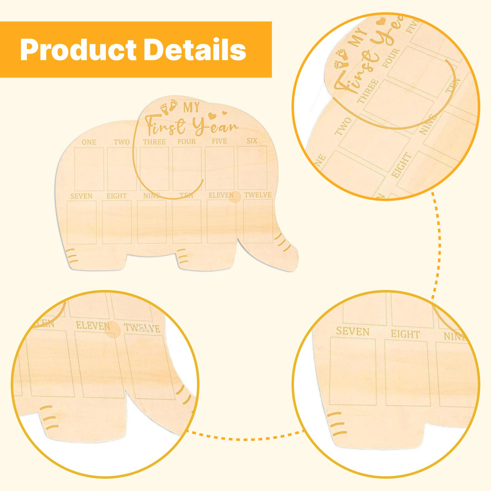 Baby-Fototafel Holzrahmen Zwöl – Baby Nursery Frames Bewertung und Preis